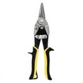 thumbnail image 2 of 10 Inch Aviation Tin Snips, Heavy Duty Metal Cutter Shears for Cutting Sheet Metal, Straight Cut, Chrome Steel,1 x 10inch Aviation Tin Snips,Yellow, 2 of 6