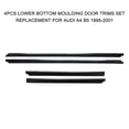 thumbnail image 2 of Amdohai 4PCS Lower Bottom Moulding Door Trims Set Replacement for AUDI A4 B5 1995-2001, 2 of 7