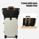 thumbnail image 1 of Bolsa de viaje plegable | Bolsa ligera de gimnasio de 30 l, resistente al agua, con asas resistentes y correa para equipaje | Bolsa compacta y plegable para llevar de noche y de fin de semana, ideal, 1 of 6