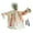 Beige L, variant on Creepy Zombie Lawn Stake, Outdoor Prop Horror Theme Party Favors, Scary Doll Halloween Decoration Beige L