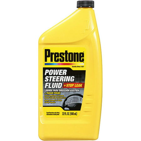 Prestone Power Steering Fluid Plus Stop Leak, 32 (Best Synthetic Power Steering Fluid)