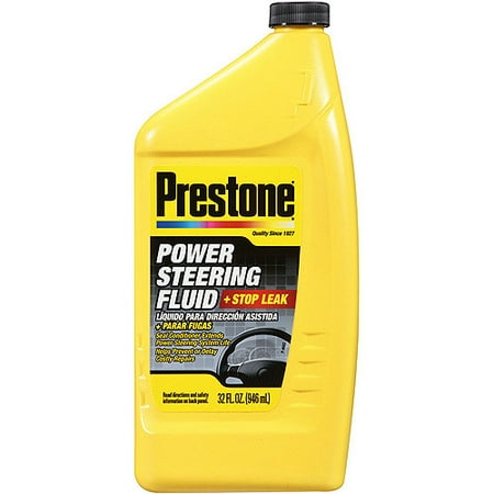 Prestone Power Steering Fluid Plus Stop Leak, 32 (Best Power Steering Stop Leak)