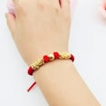 thumbnail image 2 of 1pcs Double Red String Bracelet Fashion Jewelry Bracelets Gift Best Z1W0, 2 of 7