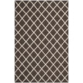 thumbnail image 2 of Safavieh Dhurries Victor Geometric Area Rug, Brown/Ivory, 6' x 9', 2 of 8