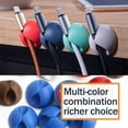 thumbnail image 2 of Cable Clips Organizer Adhesive, Colorful Cord Charger Holder Animal Cute Desktop Multipurpose Cable Clips Cable Drop for Home Office Cubicle Car Nightstand Wall Wood Desk TV PC Accessories 25 Pcs, 2 of 5