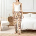 thumbnail image 4 of Gukieu Seashells Print Women's Home Trousers, with Pockets and Drawstring Pajamas, Home Pajamas, Sleepwear-Medium, 4 of 6