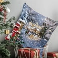 thumbnail image 4 of Funda de Cojín de Terciopelo con Estampado de Árbol de Navidad | Poliéster Multicolor | 45X45Cm | Decoración Navideña E Idea de Regalo, 4 of 6