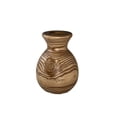 thumbnail image 1 of Brown Lines Wooden Bud Vase, 1 of 1