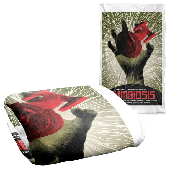 Star Trek The Next Generation Season 1 Episode 22 Silky Touch Super Soft Throw Blanket 36" x 58"