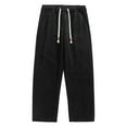 thumbnail image 2 of FDGIU Men's Thermal Jogger Sweatpants - Fleece Lined Winter Warm Pants with Pockets, Running Hiking Sports Pants, 2 of 7