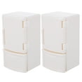thumbnail image 1 of MasteelfCA 2pcs Mini Refrigerator Model Scene Decoration Furniture Ornament for Mini House, 1 of 7