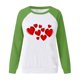 thumbnail image 4 of Camiseta de manga larga informal con cuello redondo para mujer Pompotops  gfhjh18127, 4 of 4