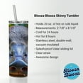 thumbnail image 3 of Platypus Face 20oz Insulated Water Bottle Skinny Tumbler Includes Straw, 3 of 7