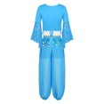 thumbnail image 2 of Alvivi Belly Dancer Costume for Women  Dance Crop Top with Lantern Pants Arabian Princess Set Sky Blue 3XL, 2 of 7
