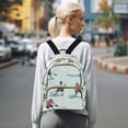 thumbnail image 7 of FORMRS Mini Backpack Purse for Women Travel Daypack Casual Shoulder Bag, Ice Play, 7 of 7