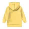 thumbnail image 4 of Grblisyd Sweatshirts for Teen Girls Youth Long Sleeve Oversized Hoodie Y2K Tween Tops Cute Drawstring Preppy Pullover Kids 10-12 Graphic Hoodie Yellow 150, 4 of 4
