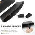 thumbnail image 3 of Plutput 2 Pack Car Seat Gap Filler Organizer PU Leather Car Seat Console Pocket Storage Box for Phone, Cards, Keys, Sunglasses, 3 of 7