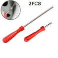 thumbnail image 1 of 2Pcs Auto Car Bicycle Slotted Handle Tire Valve Stem Core Remover Install Tool, 1 of 6