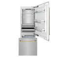 thumbnail image 4 of ZLINE KITCHEN AND BATH RBIVZSN30G bottom freezer built in refrigerator, 4 of 5