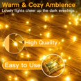 thumbnail image 2 of LINLIN 2 Packs Battery Fairy Lights,5m 50 LED Fairy Lights Battery Operated, Waterproof String Lights Copper Wire Bottle Lights, for Indoor Bedroom Outdoor Wedding Decorations, 2 of 7