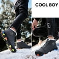 thumbnail image 6 of Kids' $10 Under Kids Snow Boots Water Resistant Warm Inside Boys Girls Hiking Boots Cold Weather Non Slip Winter Boot Save Big, 6 of 9