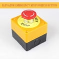 thumbnail image 3 of Red Sign Emergency Stop Push Button Sturdy Plastic E-Stop Push Button for Indoor and Outdoor Electrical, 3 of 5