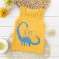 thumbnail image 2 of LRen Boy Tank Tops Size 8 Boys Summer Tank Top Cute Print Sleeveless Shirt Stretchy Comfortable Daily Wear Outfit for Toddler Kids, 2 of 3