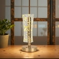thumbnail image 4 of Hnjugfe Crystal Table Lamp Touch Light, LED Night Lights USB rechargeable Cordless Lamp Bedside Desk Lamp,for Living Room/Bedroom/Office, 4 of 5