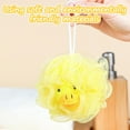 thumbnail image 3 of Kids Bath Sponge, Skin Friendly Loofah, Cartoon Body Cleaning Washing Sponges Bath Balls, Comfortable Baby Bath Sponge, Bathroom Ball Shower Supplies for Spa Center, 3 of 8