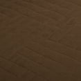 thumbnail image 5 of NTBAY 2 Pieces Silk Satin Twin Quilt Set, Luxury Bedspread Coverlet Set, 68"x92", Brown, 5 of 7