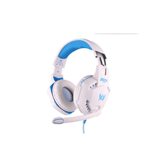 Hot Sale Headphones G2100 Vibration Colorful Anti-Noise Stereo HIFI Headphones Gaming Headset 3.5mm USB Wired Stereo Gaming Headphone With Microphone Game PC Headset(White)
