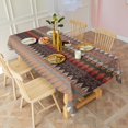 thumbnail image 3 of Rectangle Waterproof Tablecloth 60×102 Inch, Bohemia Style Reusable Indoor/Outdoor Durable Table Cover for Party Kitchen Dinner Room Decor, 3 of 6