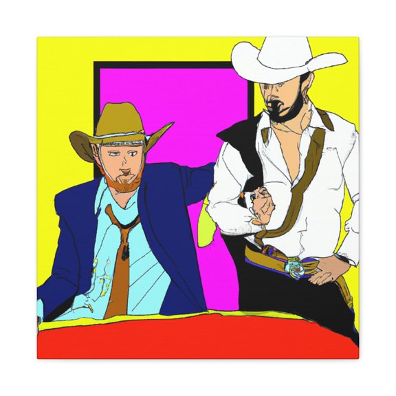 Saloon in Pop Art - Canvas