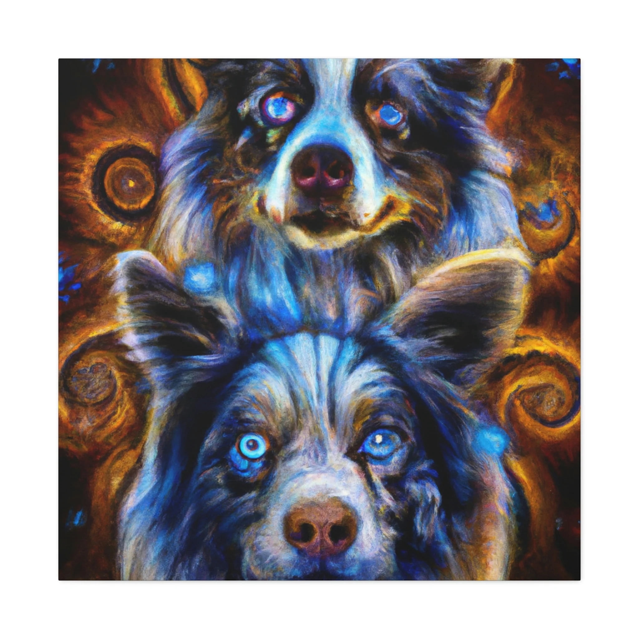 Australian Shepherd Splendor - Canvas - Walmart.com