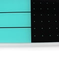 thumbnail image 5 of Viztex® Glacier Teal & Black Plan & Grid Glass Dry Erase Board - 14" x 14", 5 of 10