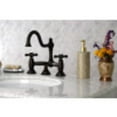 thumbnail image 2 of Kingston Brass Two Handle 8" Widespread Lavatory Faucet with Brass Pop-up, 2 of 5