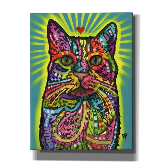 Epic Graffiti 'Jerry' by Dean Russo, Giclee Canvas Wall Art, 12"x16"