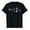 Black, variant on Casual Short Sleeve Round Neck T Shirt With Letter Print for Everyday Wear Womens Casual Work Tops Tech Short Mod Bod Tops Apparel Short T Shirts Women Shirt Light Stretch T
