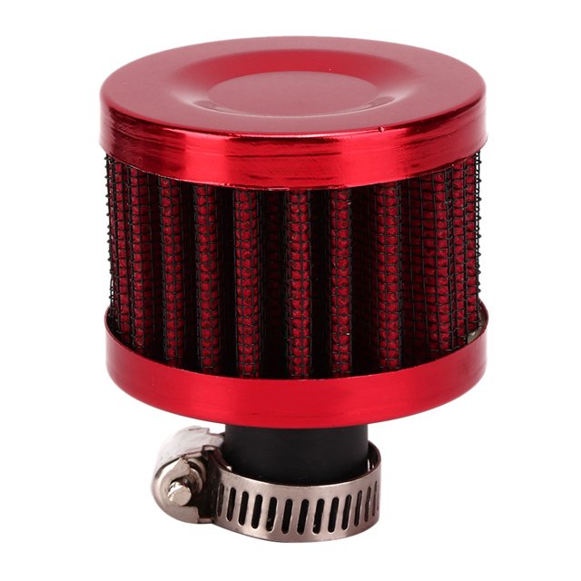 Mini Filtro de Entrada de Aire Ventilación Respiradero Del Cárter Accesorio Universal para Automóvil Rojo Azul Plata Negro 13 mm 0,5 Pulgadas Cabeza de Hongo Pequeña MT
