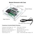thumbnail image 4 of 2PCS XH-W120912V DC Placa Controladora de Temperatura Digital Pantalla LED MóDulo de Termostato Digital con Carcasa Impermeable, 4 of 5