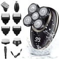 thumbnail image 1 of RAYCO 5 in 1 Cordless Rotary Razor Waterproof Shaver for Men, with LED Display Bald Head Beard Trimmer Grooming Kit, 1 of 6