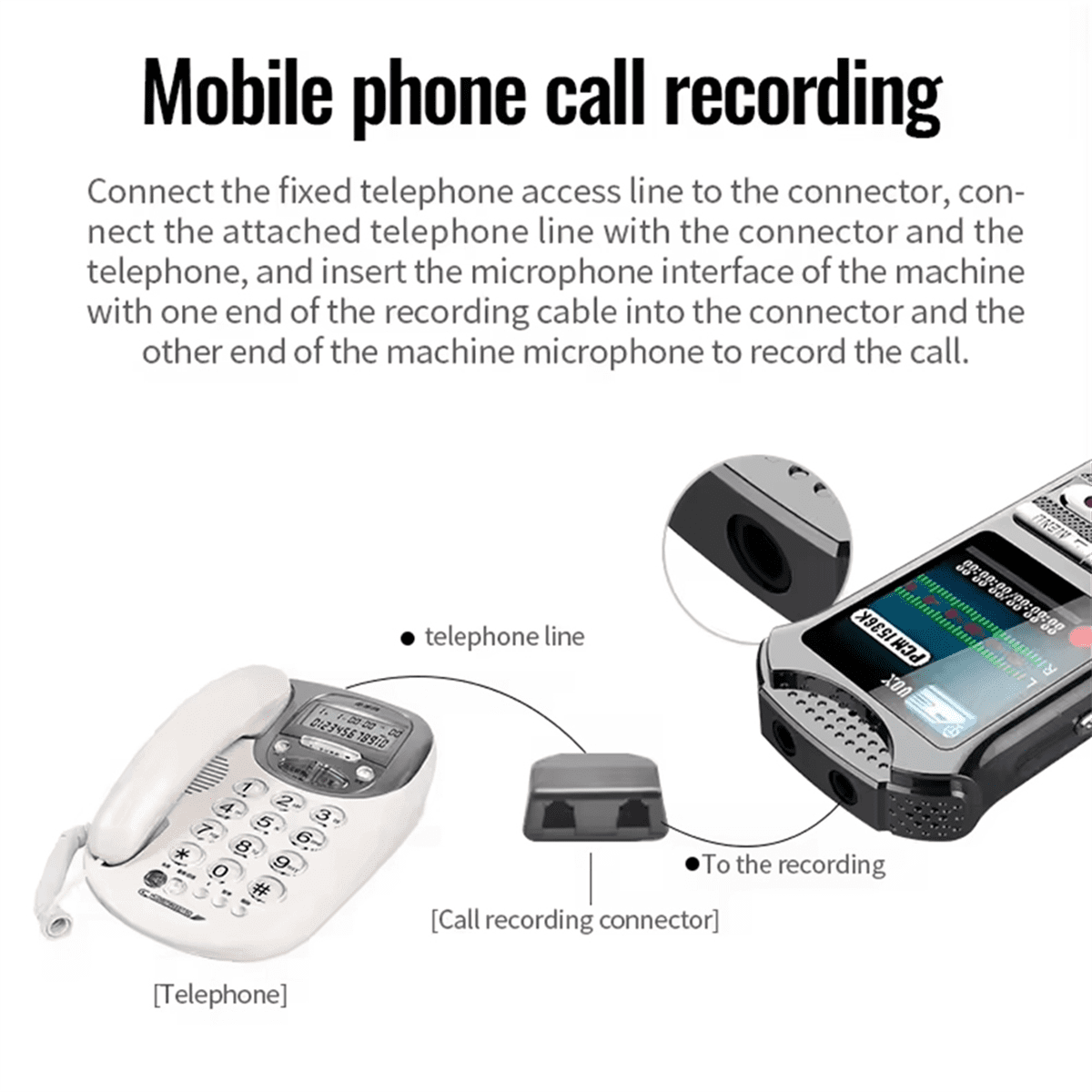 X30 80 Hours Recording Voice Recorder Activated Lossless Music Playback Digital Variable Playback Voice Recorder 32G