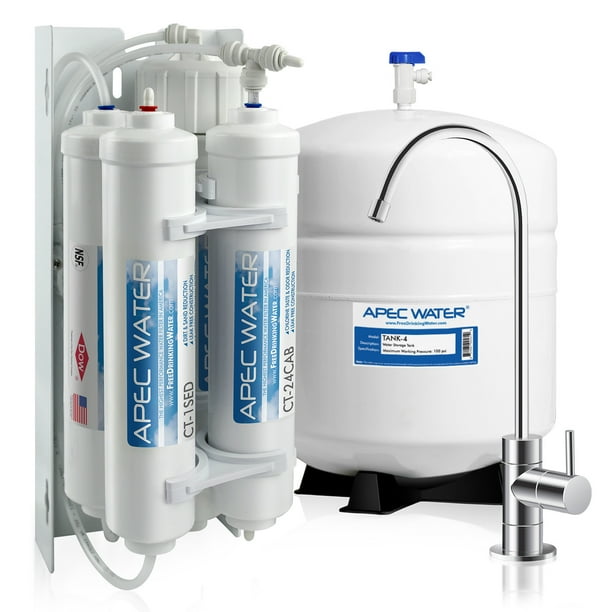 APEC ULTIMATE Compact 4Stage 90 GPD High Output Undersink Reverse