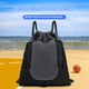 thumbnail image 4 of Bolsos De Hombro Para Balones De Fútbol Bolsa de baloncesto de malla con cordón extraíble para equipo de entrenamiento (gris oscuro), 4 of 6