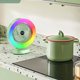 thumbnail image 2 of Billuyoard Ventilador recargable ABS fácil de limpiar con colores de luz RGB, ventilador recargable para el hogar, ventilador de escritorio Electrodomésticos blanco, 2 of 2