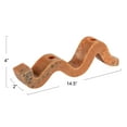 thumbnail image 2 of Bloomingville Marble Wave Double Taper Candle Holder, Pink, 2 of 8