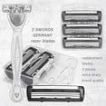 thumbnail image 3 of Men's Travel Set – Nail Scissors, Razor and much more in Compact Case, Ideal for Travel and Grooming On the Go, 3 of 7