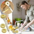 thumbnail image 2 of Pisexur Batería de cocina Juego de cepillos de limpieza para cocina y baño con mangos largos y cortos, cepillos reemplazables para sartenes, ollas, bañeras y fregade para la cocina del hogar, 2 of 8