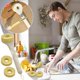 thumbnail image 1 of Kitchen Bathroom Limpioing Brush Set Con Long Short Hyles Replaceable Brushes Para Pans Pots Bathtub Kitchen Sink, 1 of 9