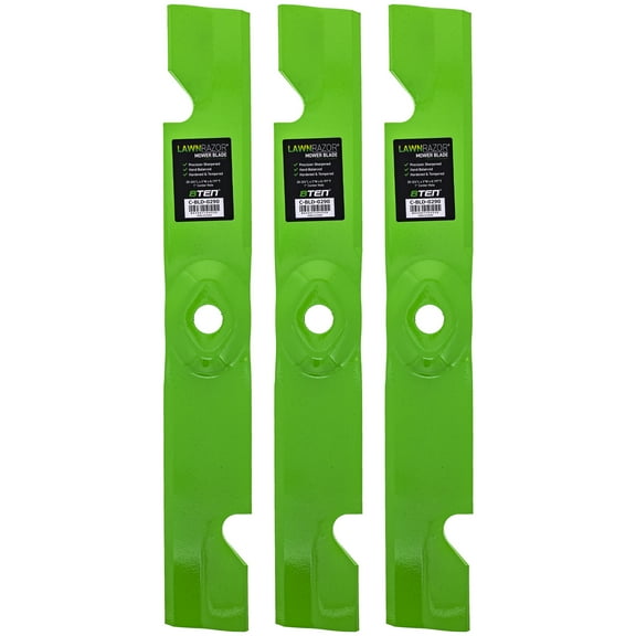 LawnRAZOR Blade for Exmark 60 inch Deck 109-6463 Notched High Lift 3 Pack 810-CBL2412D